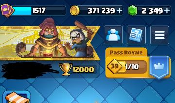 CONTA CLASH ROYALE GEMADA ARENA 29