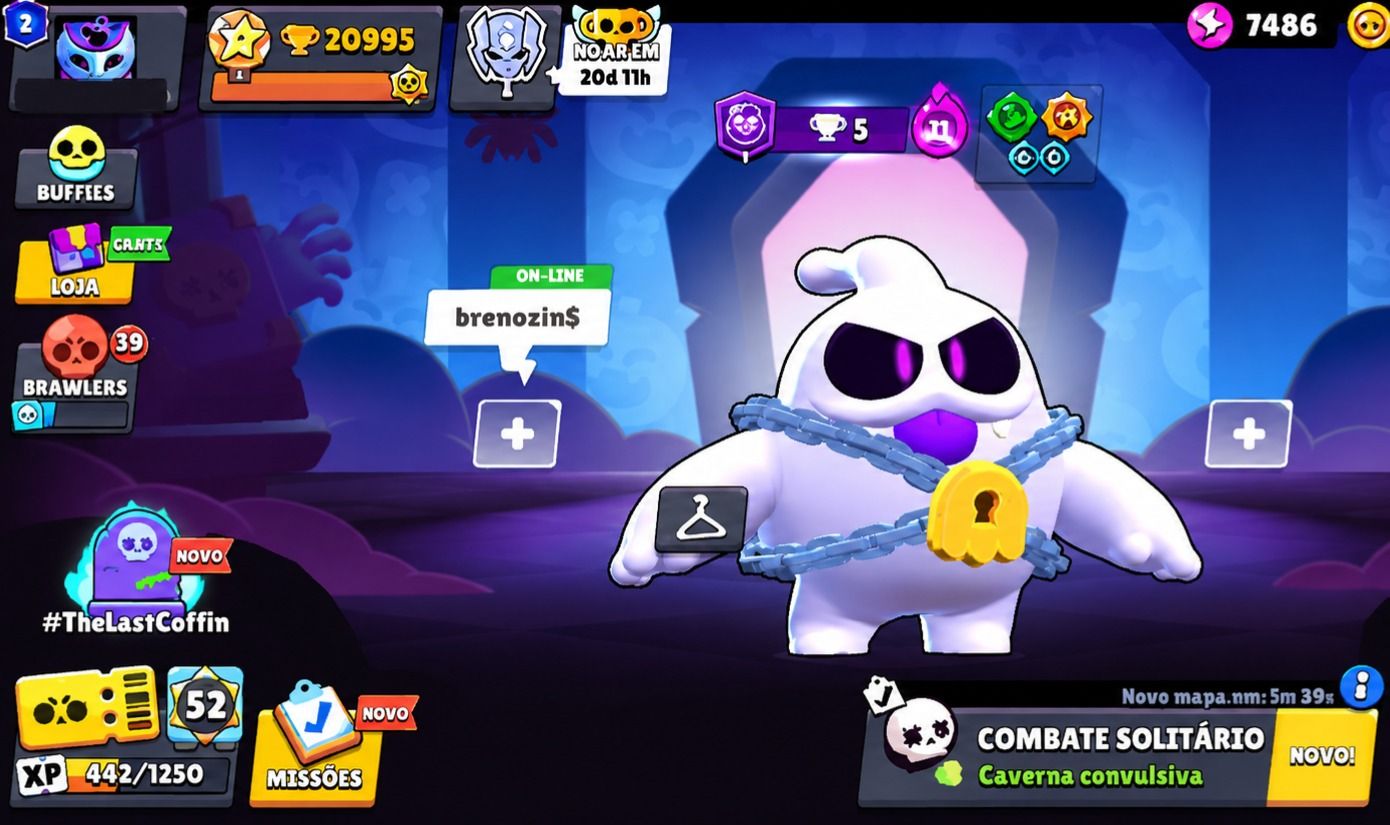 CONTA DE BRAWL STARS À VENDA! | CONTA TOP, CHEIA DE BRAWLERS, SKINS EXCLUS