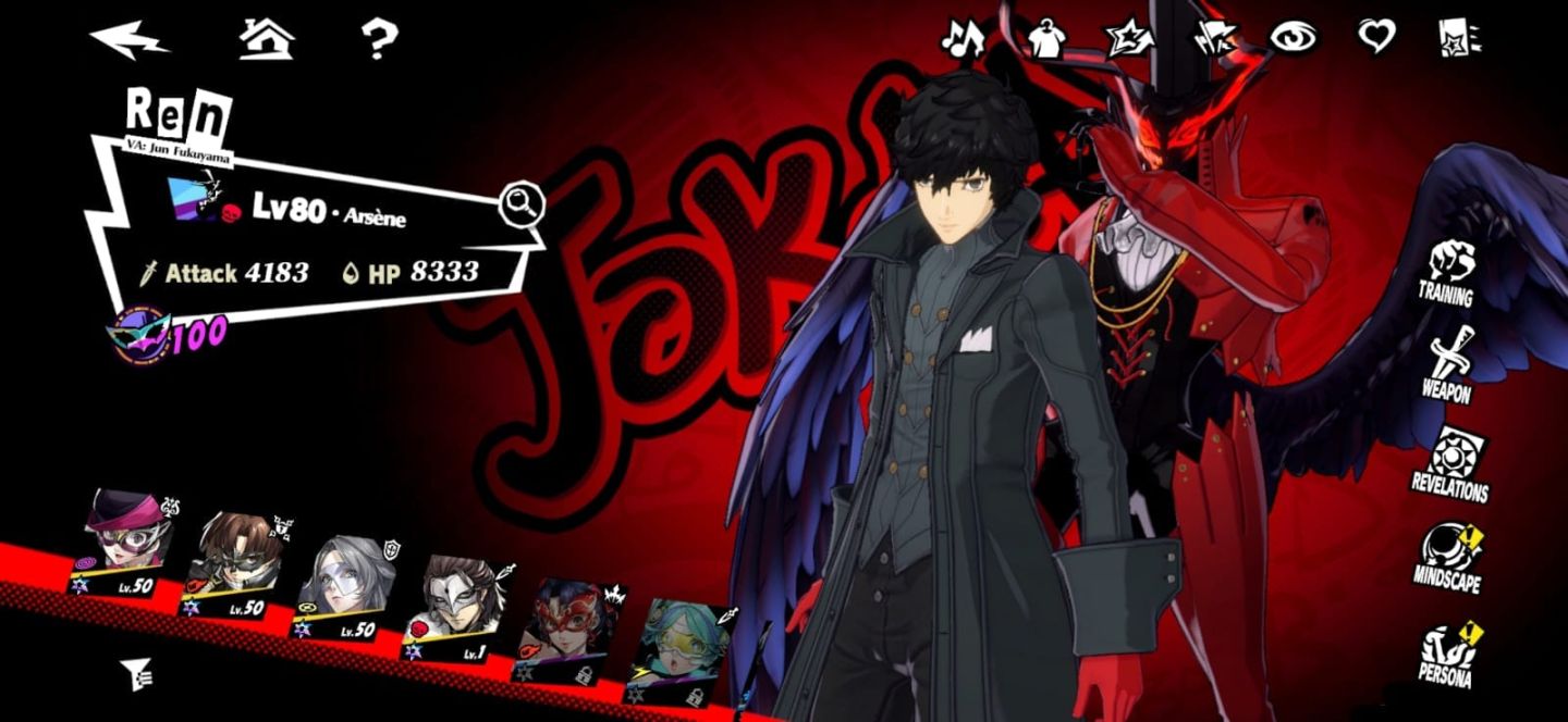 Conta P5X Global S.LV 57 - 28 Personagens 5 estrelas - Conta Endgame