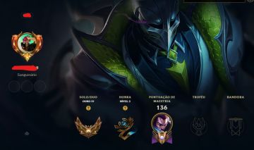 CONTA LOL - GOLD - ZED GALANTE / PROJETO YI - FULL ACESSO