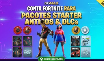 CONTA FORTNITE EXCLUSIVA | ITENS EXTREMAMENTE RAROS + STARTER PACKS ANTIGOS