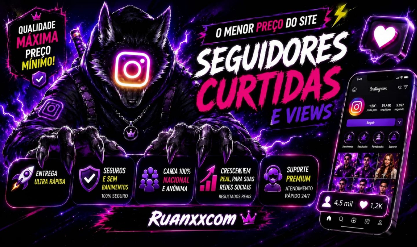 [40% OFF] SEGUIDORES/CURTIDAS E VIEWS PARA INSTAGRAM | ENTREGA RAPIDA E SEGURA!
