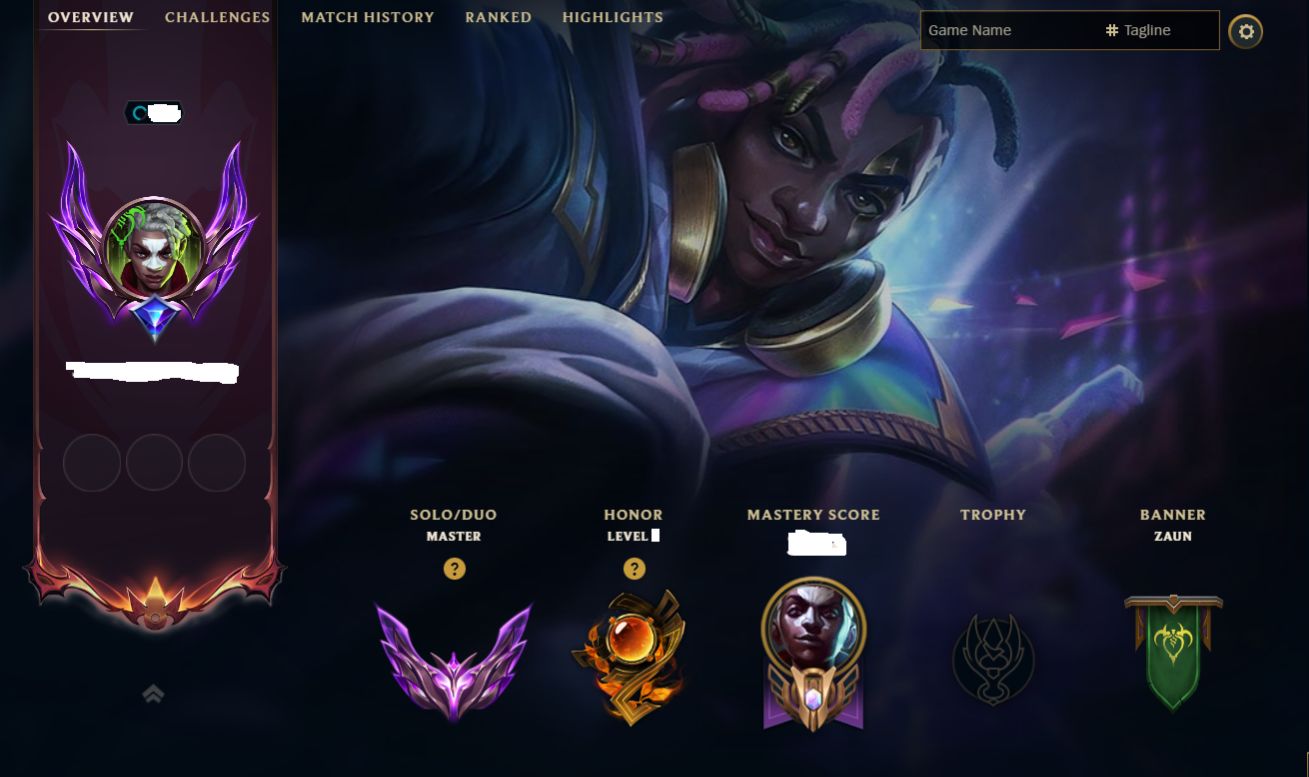 CONTA LOL MESTRE 200PDL+ / FULL ACESSO AOS DADOS / LV 175 / 138 SKINS / HONRA 5