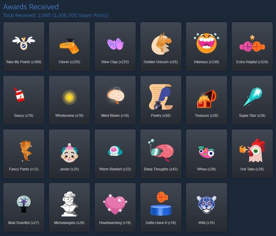 120x STEAM AWARDS