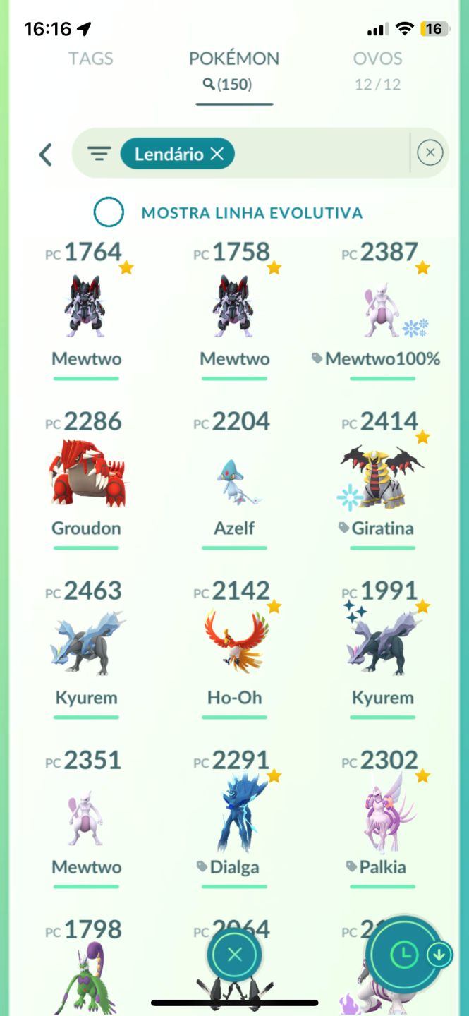Conta Pokémon go para já começar o jogo bem.