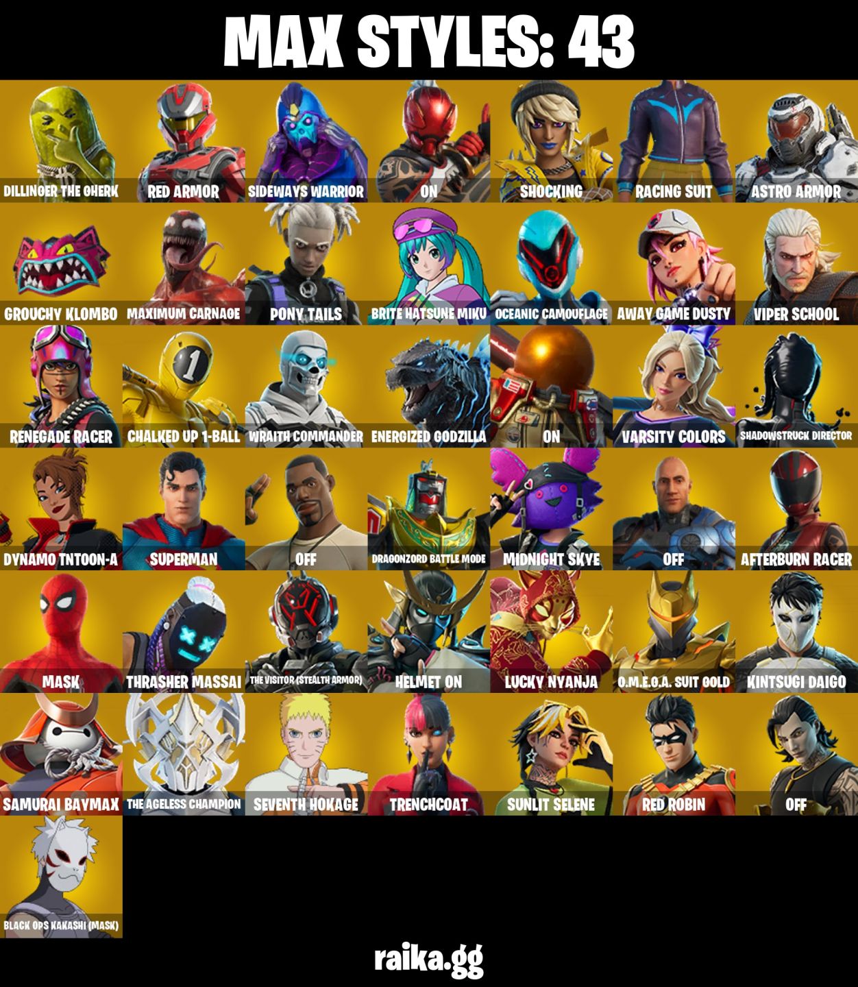 166 skins | Renegade Raider | Naruto Uzumaki oportunidade!
