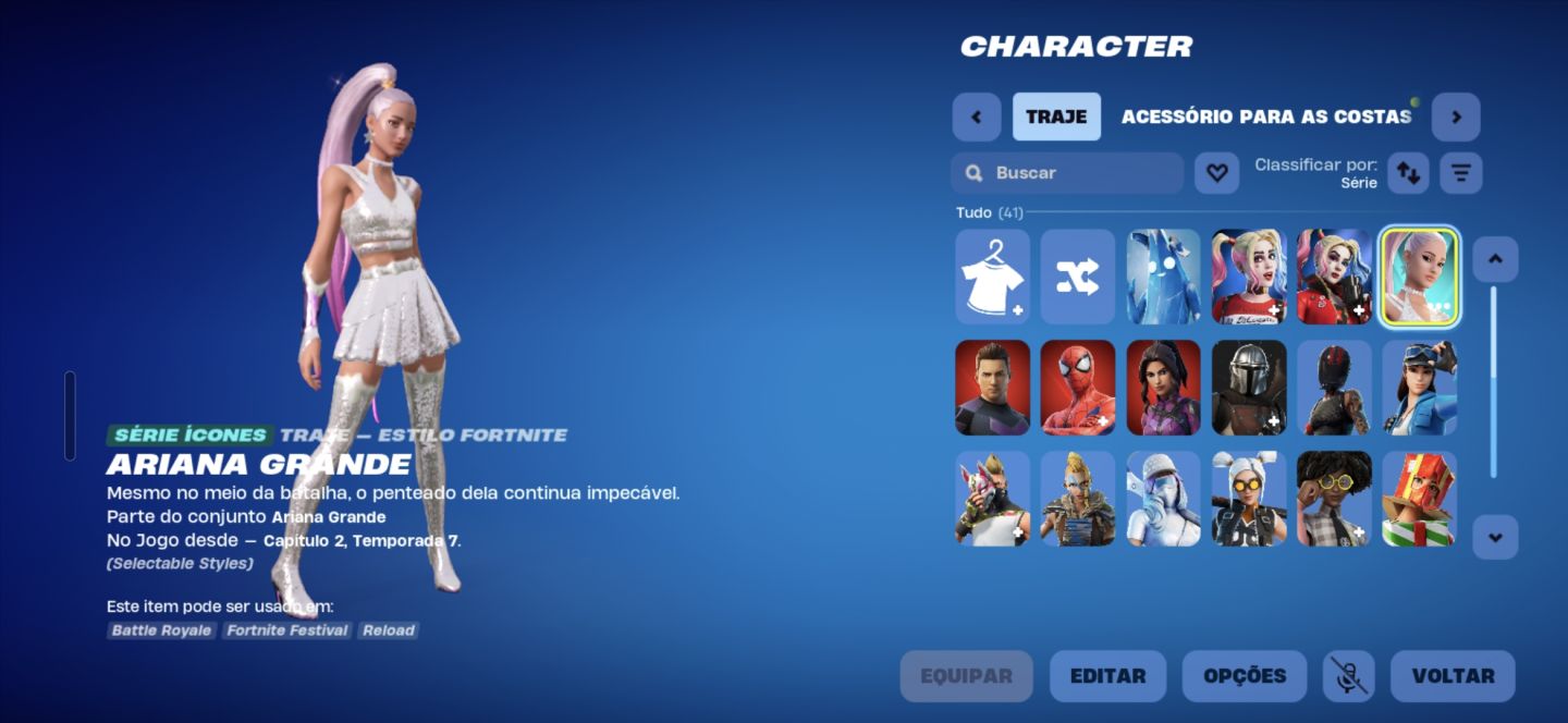 Conta fortnite