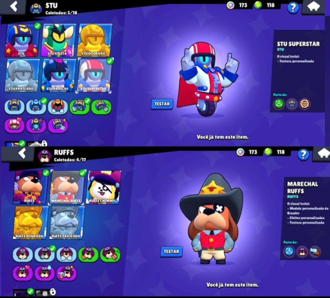 ⚡CONTA DE BRAWL STARS DE 2018 COM SHELLY STELLAR E 5 ANOS DE CRIAÇÃO ⚡