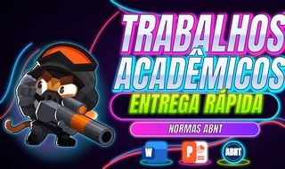 [PROMOÇÃO] TRABALHO ACADÊMICO E ESCOLAR |SLIDES | RELATÓRIO | REDAÇÃO E +