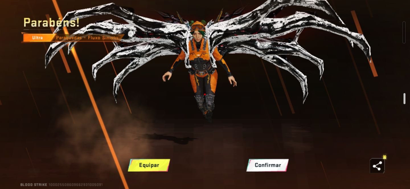 Conta BloodStrike com Karambit vermelha 95% de desconto oferta maluca