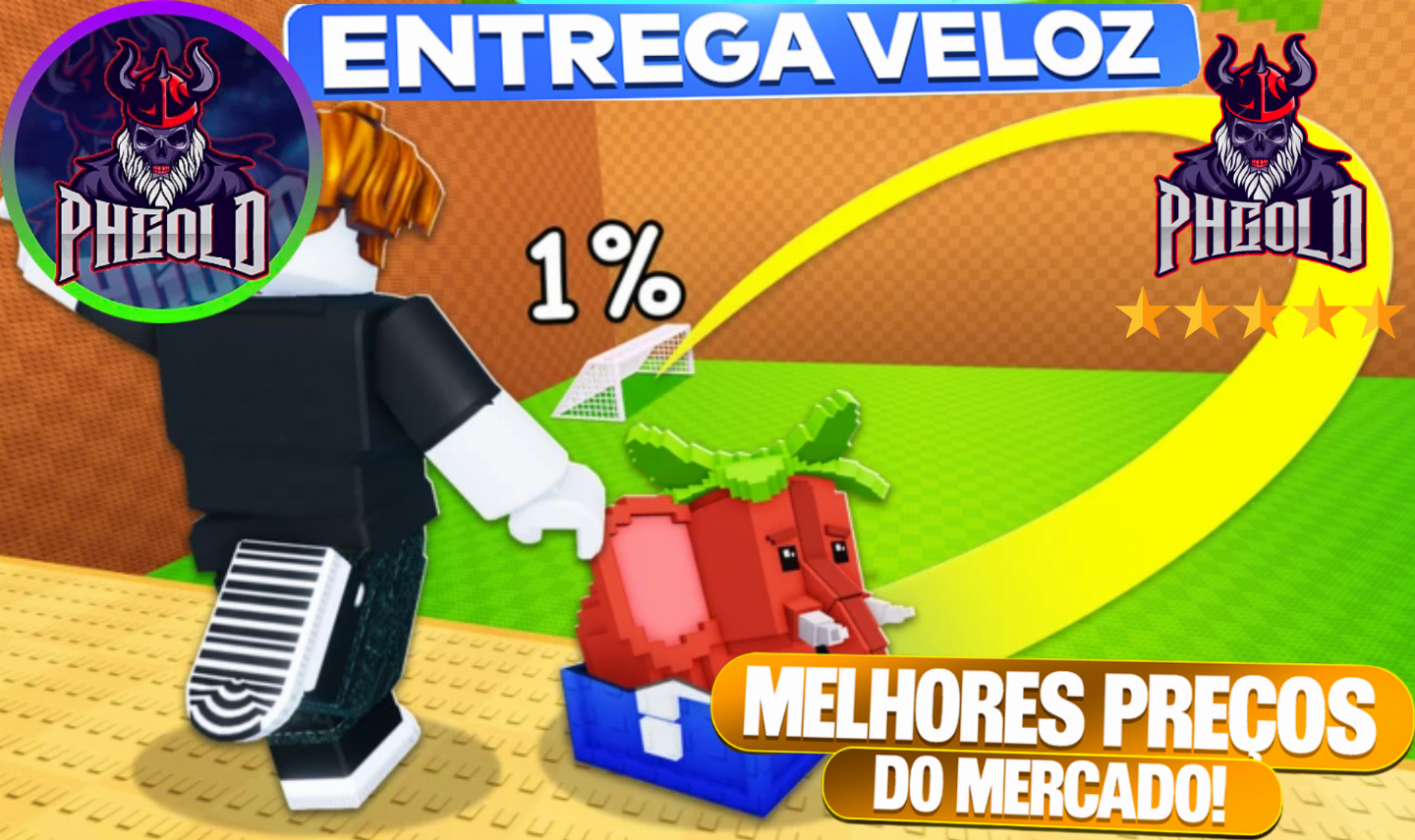 [MELHOR PREÇO] KICK A LUCKY BLOCK/CHUTAR UM BLOCO DA SORTE [PROMOÇÃO]