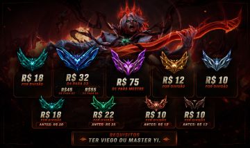 ELOJOB LEAGUE OF LEGENDS | MENOR PREÇO | SOLO - DUOBOOST - MD5
