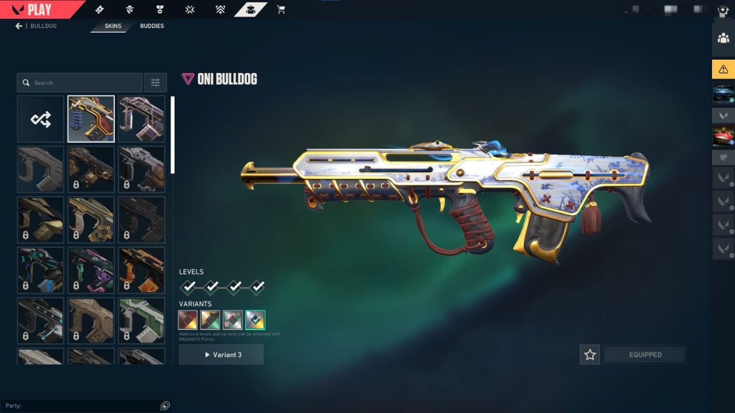 CONTA VALORANT PLATINA | LVL 267 | 6 VANDALS PREMIUM + KARAMBIT SUBLIME