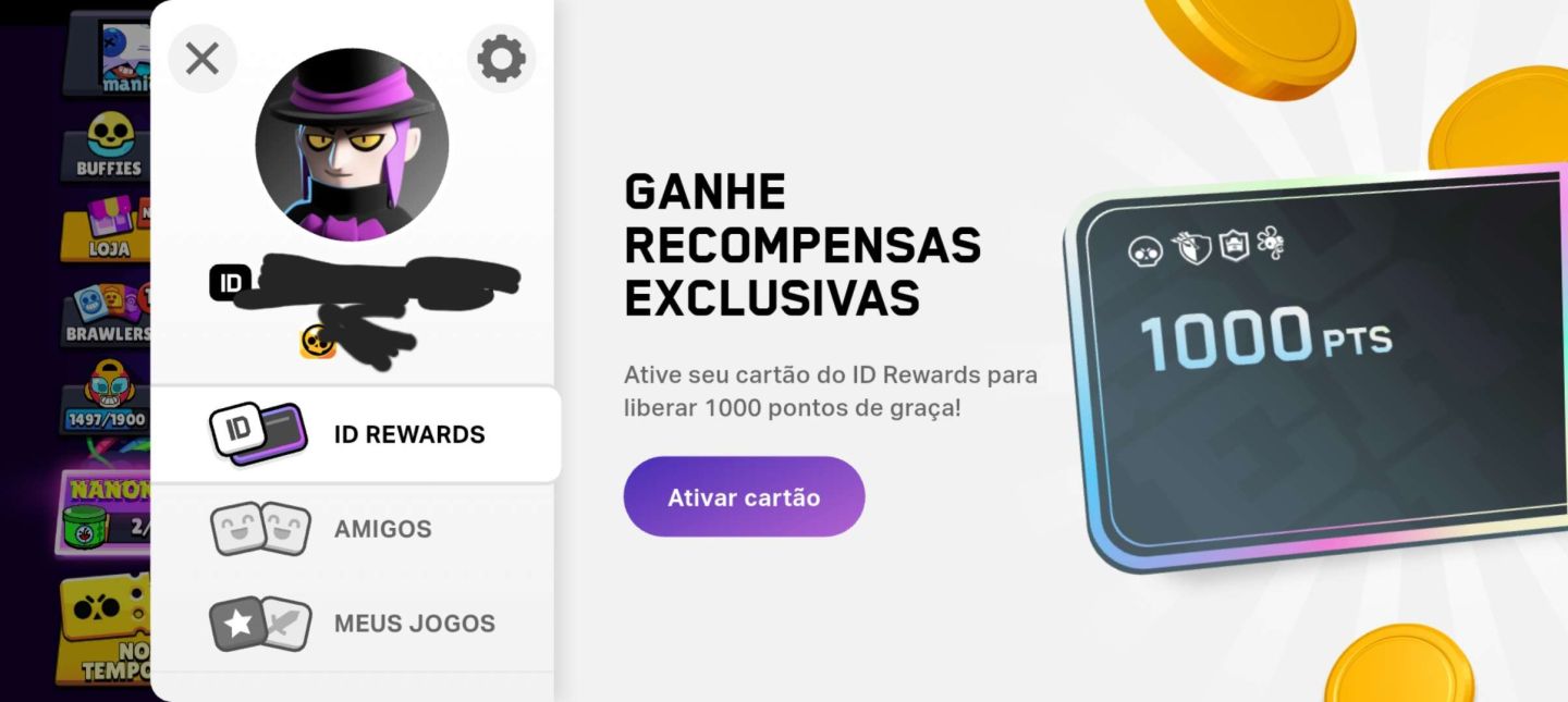 CONTA BRAWL STARS DE 2022 DIVERSOS RECURSOS!