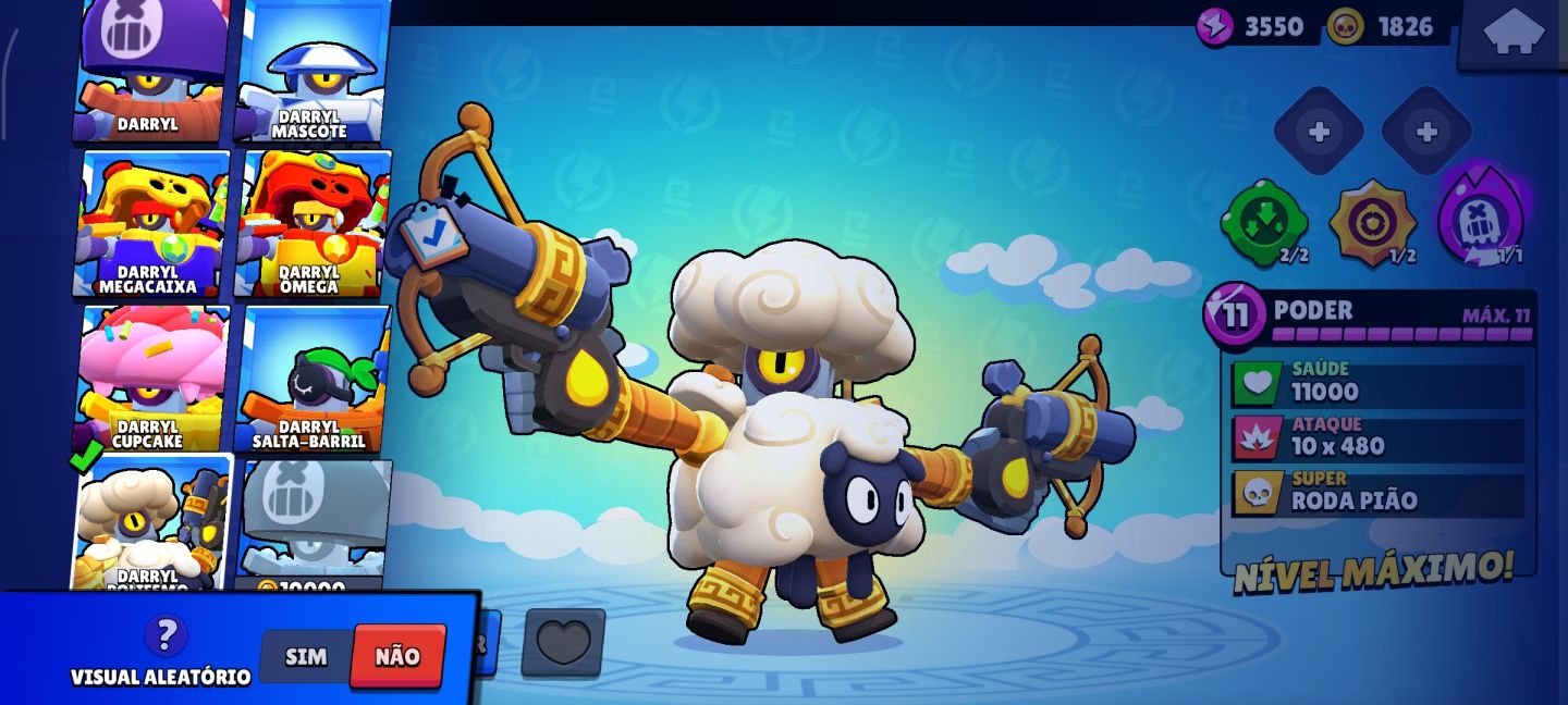 Conta de Brawl Stars - 100K Troféus - Valor Negociável