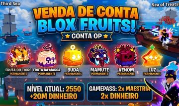 CONTA BLOX FRUITS FULL PVP & FARM - GODHUMAN 600 | 6x PERM | 20M+ $