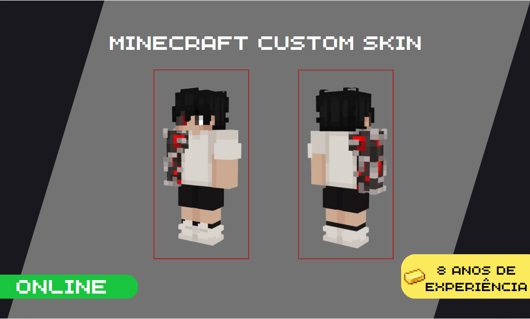 CRIO E MODIFICO SKINS PARA MINECRAFT [ MELHOR CUSTO BENEFÍCIO DA GGMAX ]