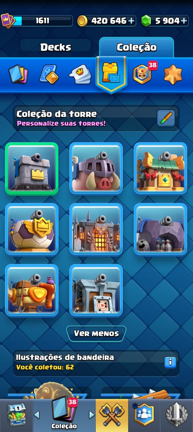 CONTA CLASH 4500K GEMAS 13000K TROFEUS