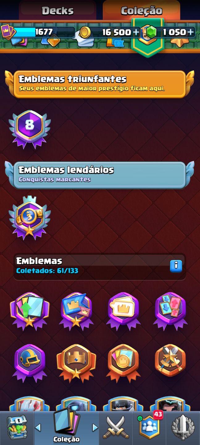 CONTA DE CLASH ROYALE 13.600 TROFÉUS + TORRES LVL 16