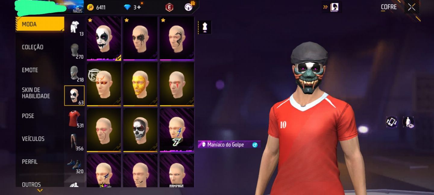 CONTA DE FREE FIRE PARA GEMADA