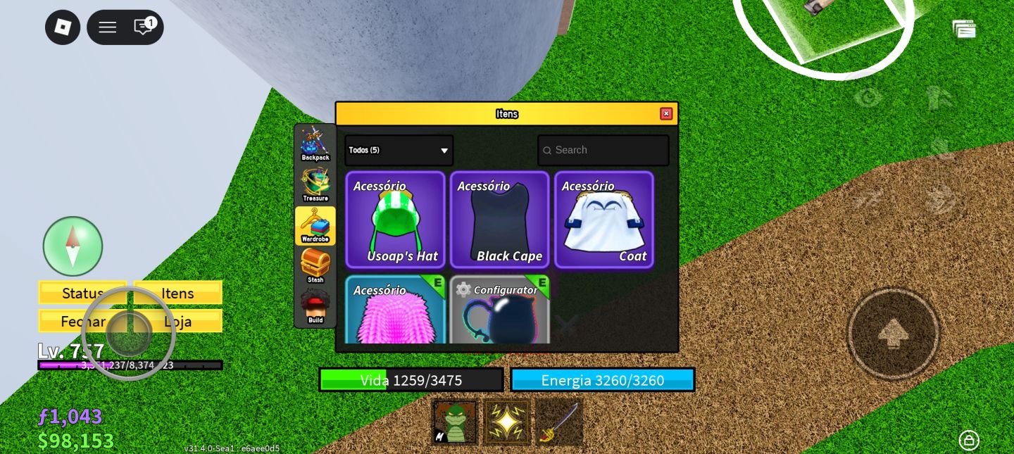 [CONTA DE ROBLOX] - FOCO EM BLOXFRUITS LVL 700 | CONTA BLOX - PRA INICIAR NO BF!