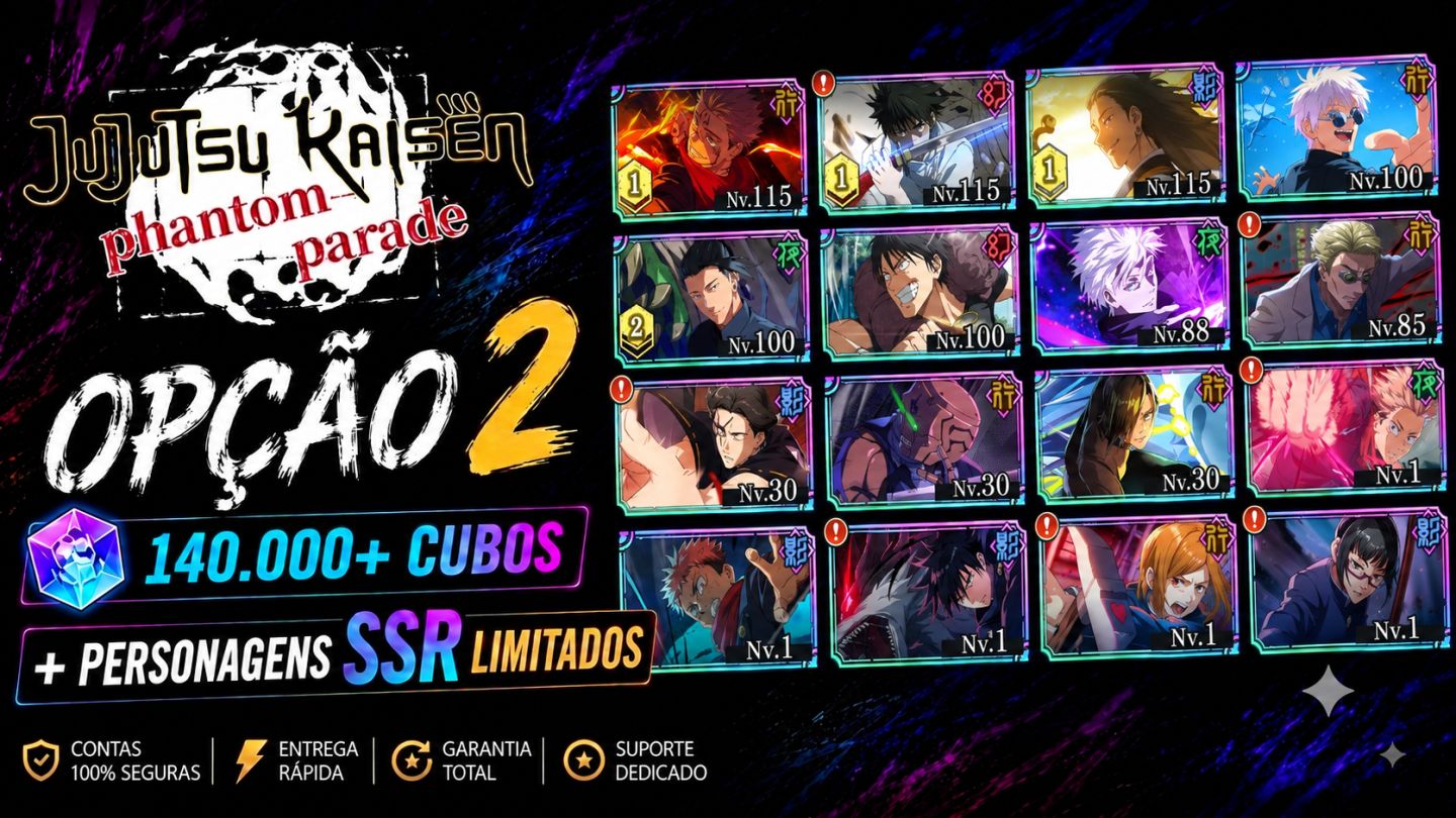 Contas Jujutsu Kaisen Phantom Parede Global