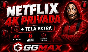 NETFLIX 4K - TELA PRIVADA EXCLUSIVA POR 30 DIAS + BRINDE!