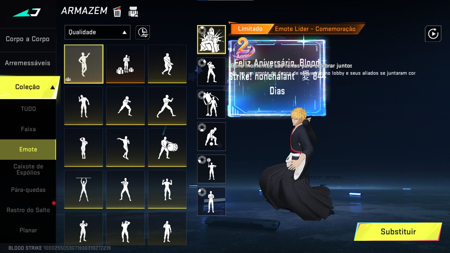 CONTA BLOOD STRIKE COM EVO, SKINS DESEJADAS E ETC