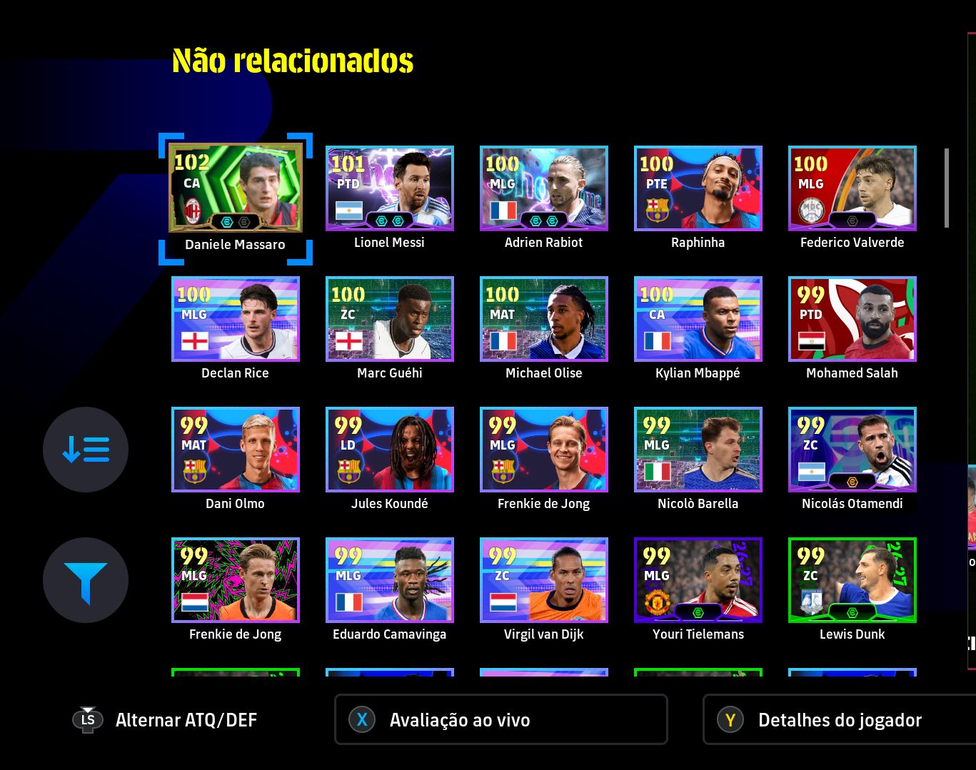 Conta efootball 2027 epicos meta steam com 2.8 mil moedas para gastar em box