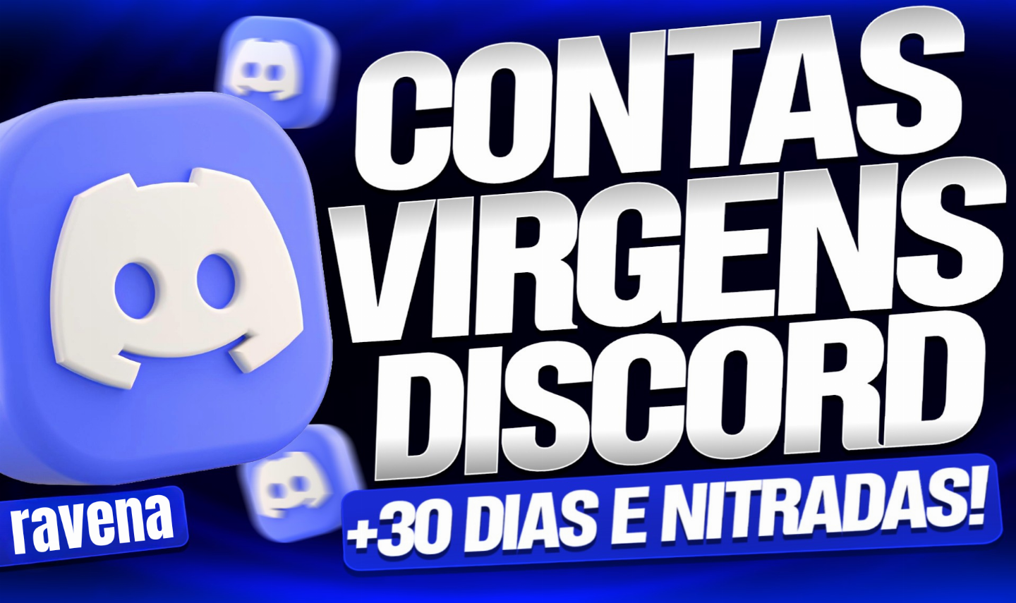 CONTAS DISCORD VIRGEM +30 DIAS DE CRIAÇÃO | ENTREGA IMEDIATA + BRINDE EXCLUSIVO