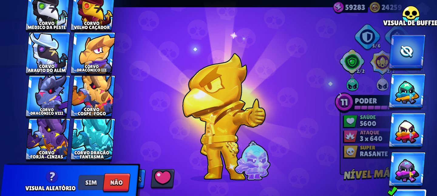CONTA DE BRAWL STARS ANTIGA E MUITO GEMADA