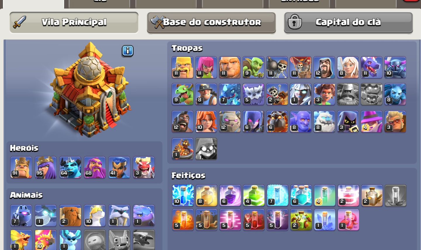 Conta Clash of Clans. Cv 16 - único dono