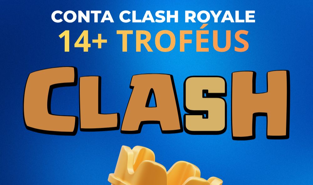 Conta Clash Royale 14k+ (troféus) 5929 (gemas) TODAS as cartas liberadas!