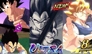 Conta com os personagens do 8 aniversário do dragon ball legends