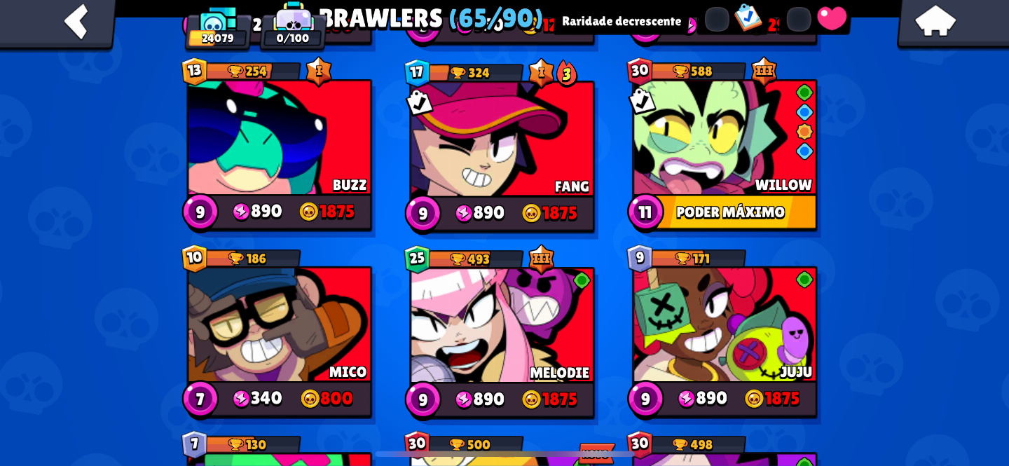 Conta Brawlstars 2018 24000 troféus