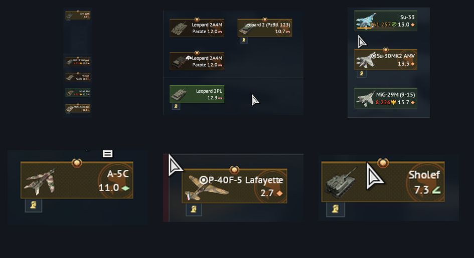 Conta War Thunder Level 100 Marechal - Top Tier com Vários Premiums