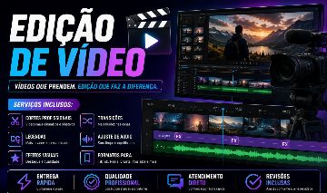 Edição de Vídeo para TikTok, Instagram, YouTube e Projetos