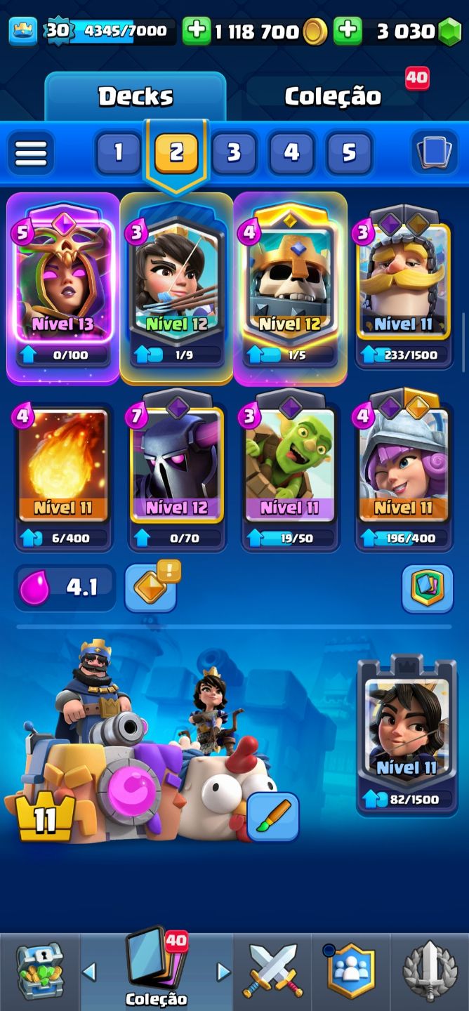 CONTA CLASH ROYALE CLASH OF CLANS E BRAWL STAR!!