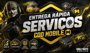 COD MOBILE | 80% DE DESCONTO | UP DE PATENTE E CAMUFLAGENS | ENTREGA RÁPIDA