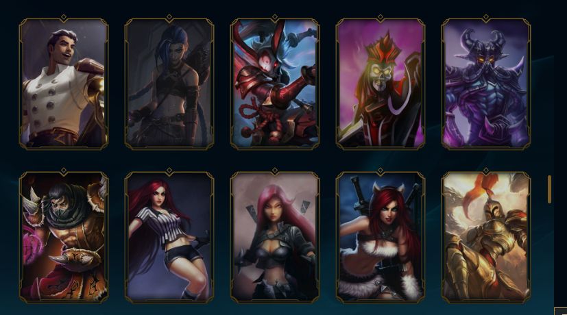 CONTA LOL LVL 353 | 141 SKINS | ULTIMATE + 2 MÍTICAS + 16 LENDÁRIAS | EX OURO