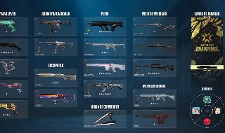 Conta valorant ex imortal 2 com várias skins queridinha pela comunidade.