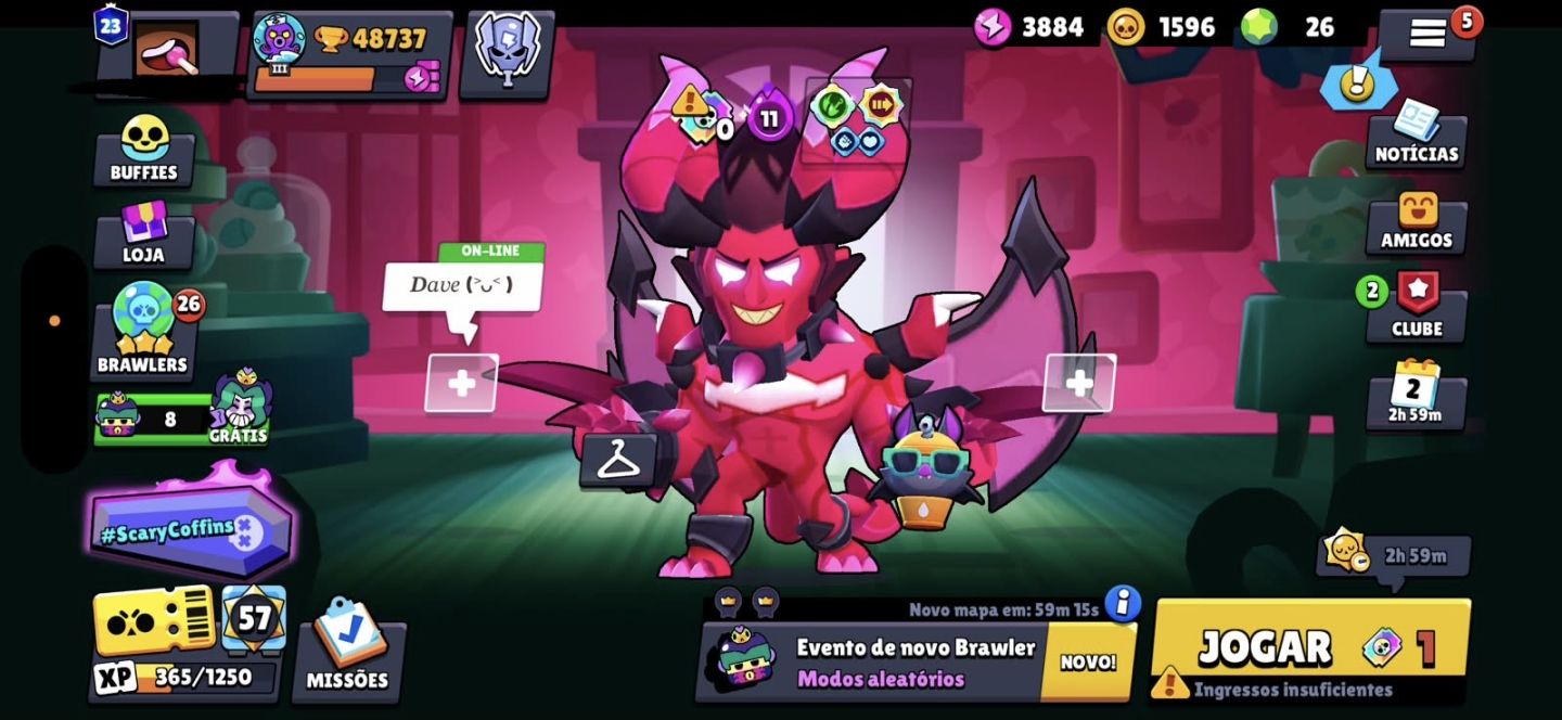 CONTA DE BRAWL STARS COMPLETINHA
