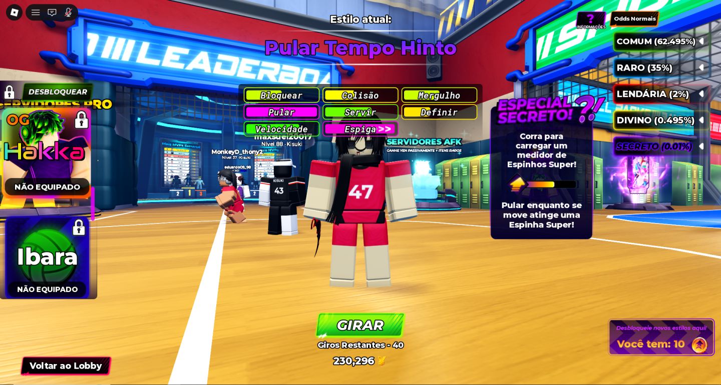 CONTA VOLLEYBALL LEGENDS | MUITOS STYLES +6K DE ROBUX GASTOS