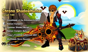 CONTA AQW 15 ANOS / 6 CHRONOS/ 2 DONATEDS PRA USAR/ 4 CHESTS/ RAROS/ FORGES