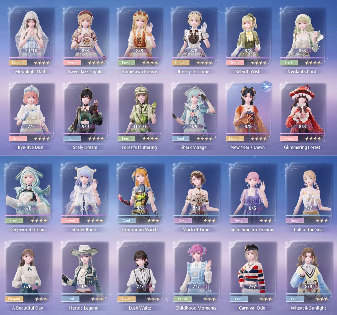 Infinity Nikki NA | 24x 5 star | Mira 99 | Day One | Full Access