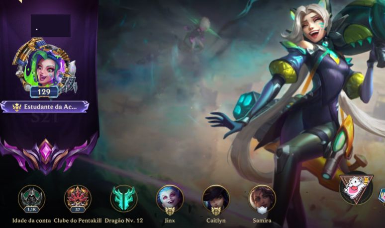 Conta Wild Rift - Mestre 3x | Focada em ADC | 58 Skins | 74 Campeões