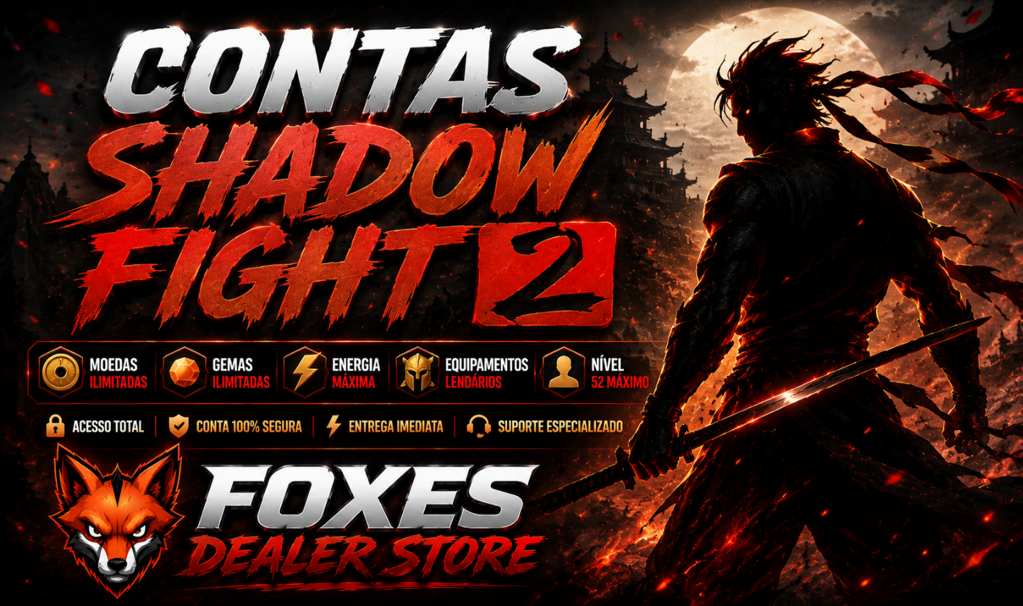 CONTAS SHADOW FIGHT 2 (FULL ACESSO)