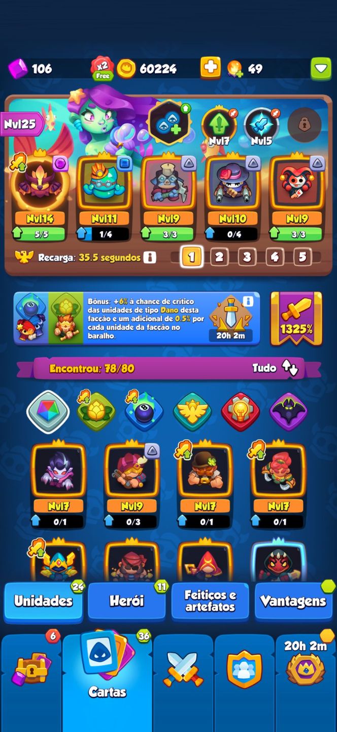 Conta Rush Royale w/ Fenix lv15