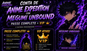 CONTA ANIME EXPEDITIONS COM MEGUMI UNBOUNT