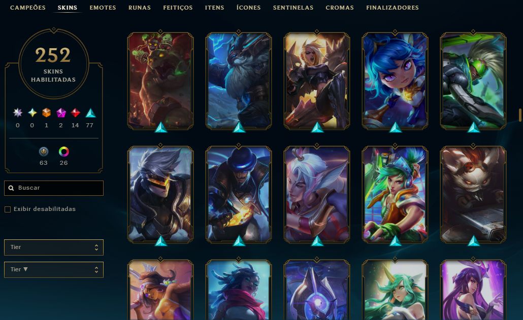 CONTA LVL 431 COM 251 SKINS - CONTA DESDE 2013